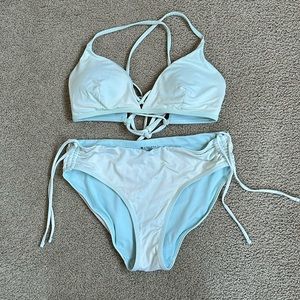 Athleta light Turquoise Bikini Set Size S